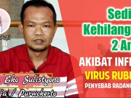 SEDIH! KEHILANGAN 2 ANAK KARENA INFEKSI VIRUS RUBELLA PENYEBAB RADANG OTAK cerita aqti pengobatan torch radang otak rubella pak eko jogjakarta
